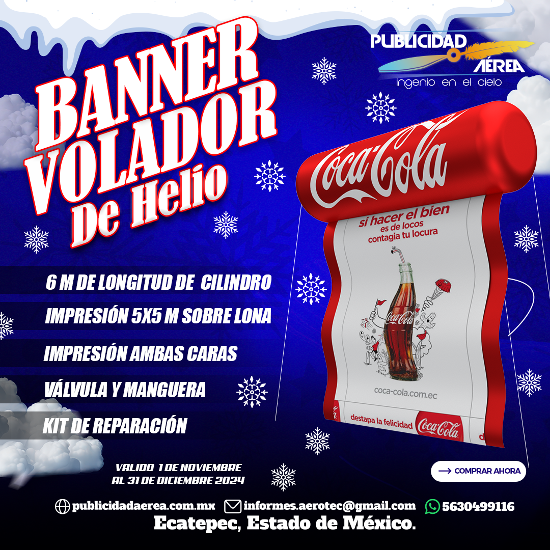 Banner Azul Banner Volador